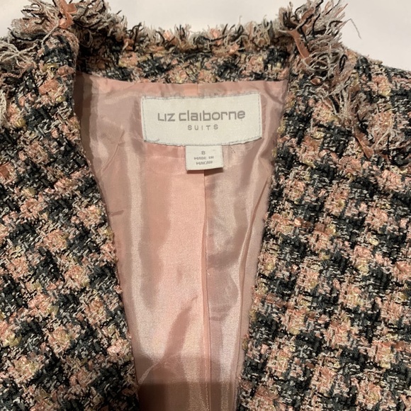 Liz Claiborne Houndstooth Blazer - Picture 7 of 7